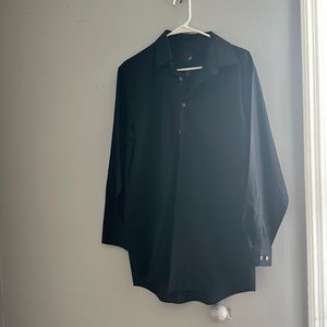 JF J. Ferrar black men’s button up shirt. Size Large